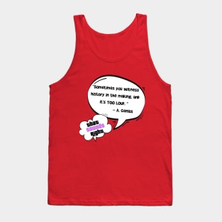 That Sounds Right - A. Genius Quote Tank Top